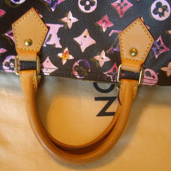 Louis Vuitton Speedy 35 Limited Edition Watercolor brown Richard Prince S/S 2008 - Picture 9 of 13